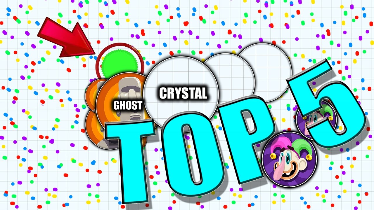 NEW!! TOP 5 AGAR.IO PLAYERS\YOUTUBERS OF 2017 - BEST PLAYERS EVER!