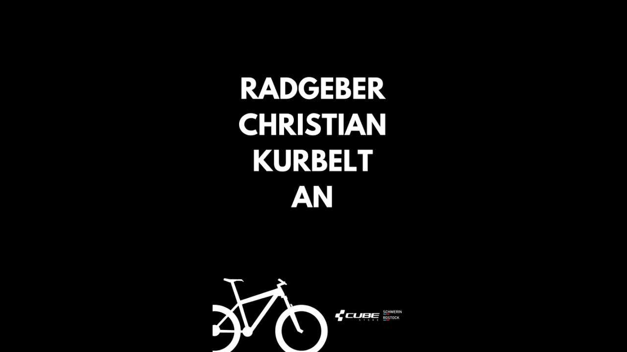 CUBE Helm STROVER - Rad-Geber Christian kurbelt an