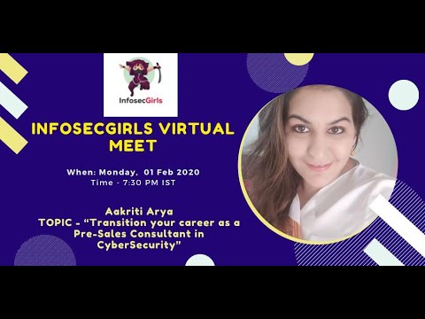 Transition Your Career As A Pre Sales Consultant In Cybersecurity Youtube
