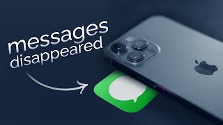 Why Did My Messages Disappear on iPhone? (explained)