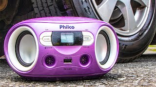 EXPERIMENT CAR VS RADIO - Crushing Crunchy & Soft Things by Car! screenshot 3