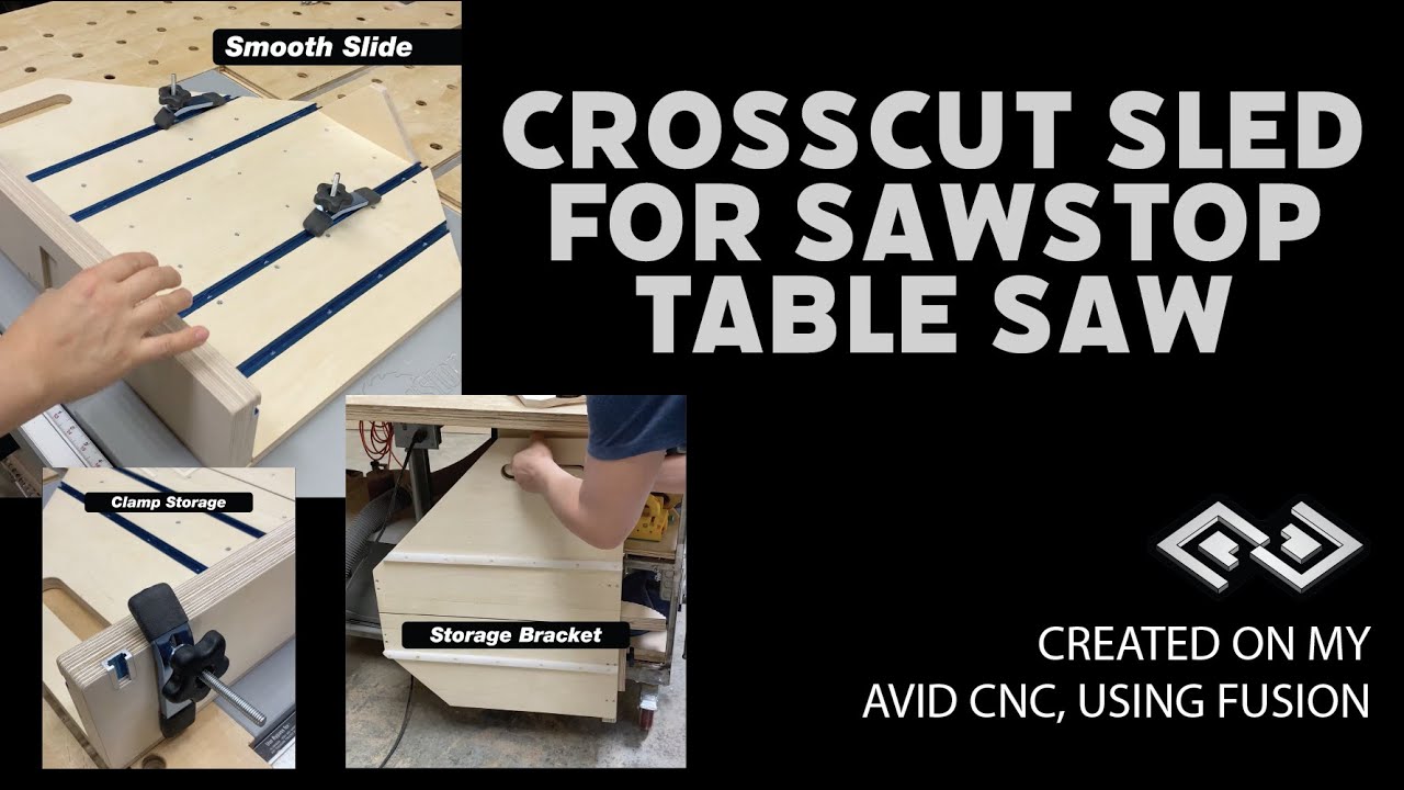 Crosscut Sled for Sawstop Table Saw