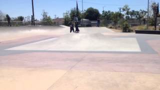 Ollie 3 flat 3 flat 3 at Sheldon Skate Park