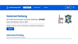 Ppdb smp negeri surabaya 2021