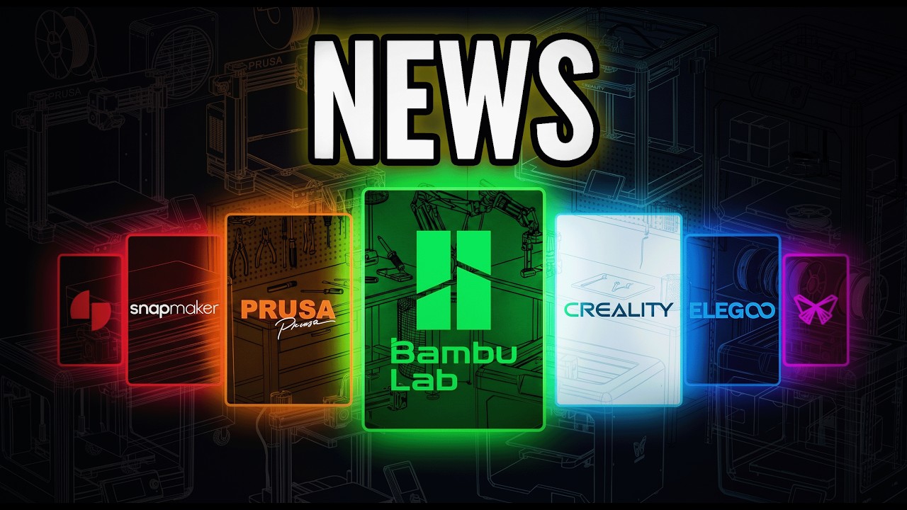 MASSIVE announcements from the WORLDS biggest 3D Printing firms