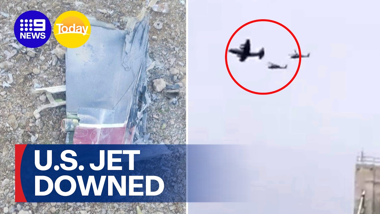 American fighter jet show down over Iran