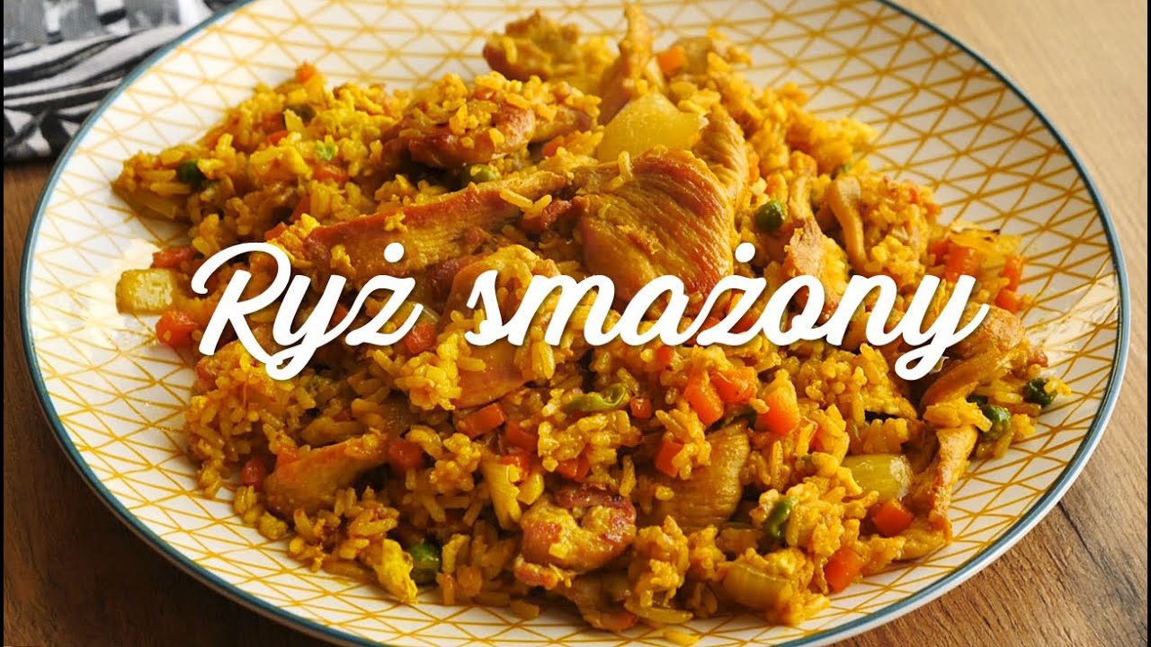 Ryż smażony z jajkiem i kurczakiem jak z chińskiego baru