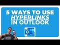 How to to use Hyperlinks in Microsoft Outlook
