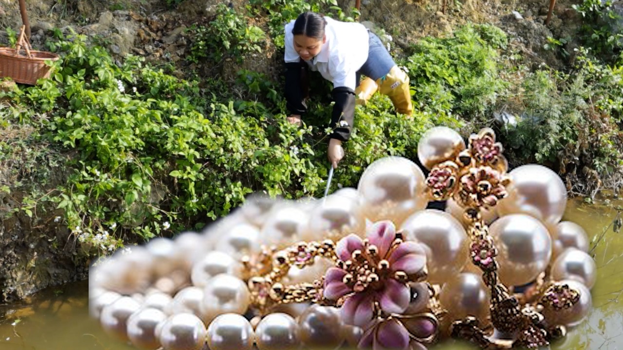 💎🪓  She activated the secret of pearl clam shells - thus the pearl kingdom was born