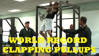 Most Clapping Pull Ups (30) - Guinness World Record *OFFICIAL*