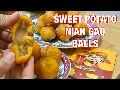 SWEET POTATO NIAN GAO BALLS