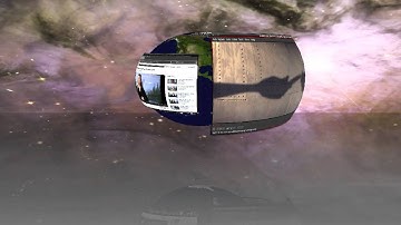 Linux Environment using Ubuntu 11.04, Desktop Earth and Skydome!