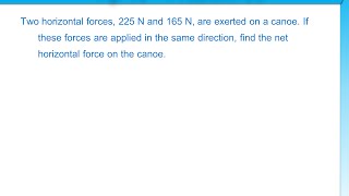Ch. 4 - Forces in One Dimension - Section 1 - Problem #6