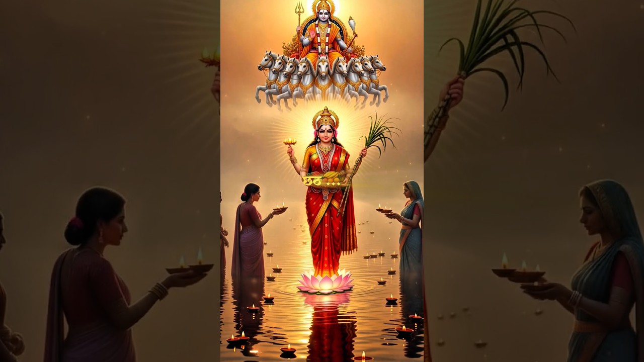 सूर्य की हर किरण में माँ छठी मईया का आशीर्वाद 🙏Chhath Puja Special 