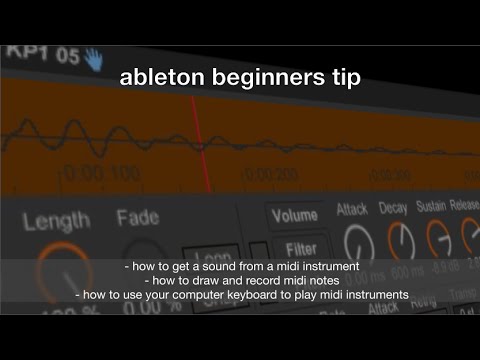 how to get sound from a midi instrument in ableton live - YouTube
