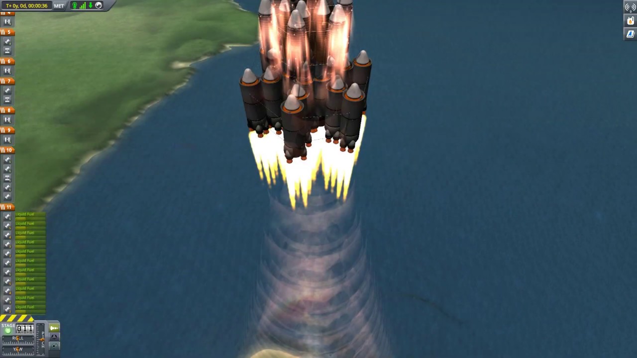 KSP | Huge Rocket (overkill) journey to Dres and back! - YouTube