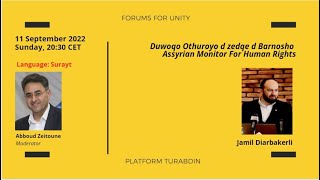 Unity Forum 25 Assyrian Monitor For Human Rights