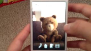 Talking Ted app review screenshot 1