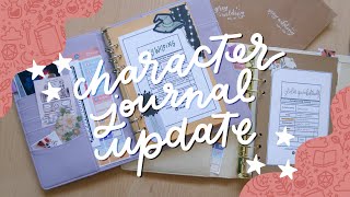 an update on my d&d character journals ✨ how they've changed & what's working!