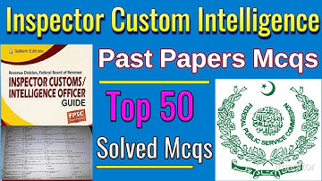 Custom Inspector | Fpsc (Most Repearted Mcqs) | Custom Inspector Test Preparation | Fpsc Past Papers