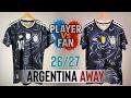 Argentina Away Jersey 2026 World Cup - Player Version Vs Fan Version