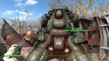 Fallout 4: Self-Destruction of Combat Sentry Prototype MKIV
