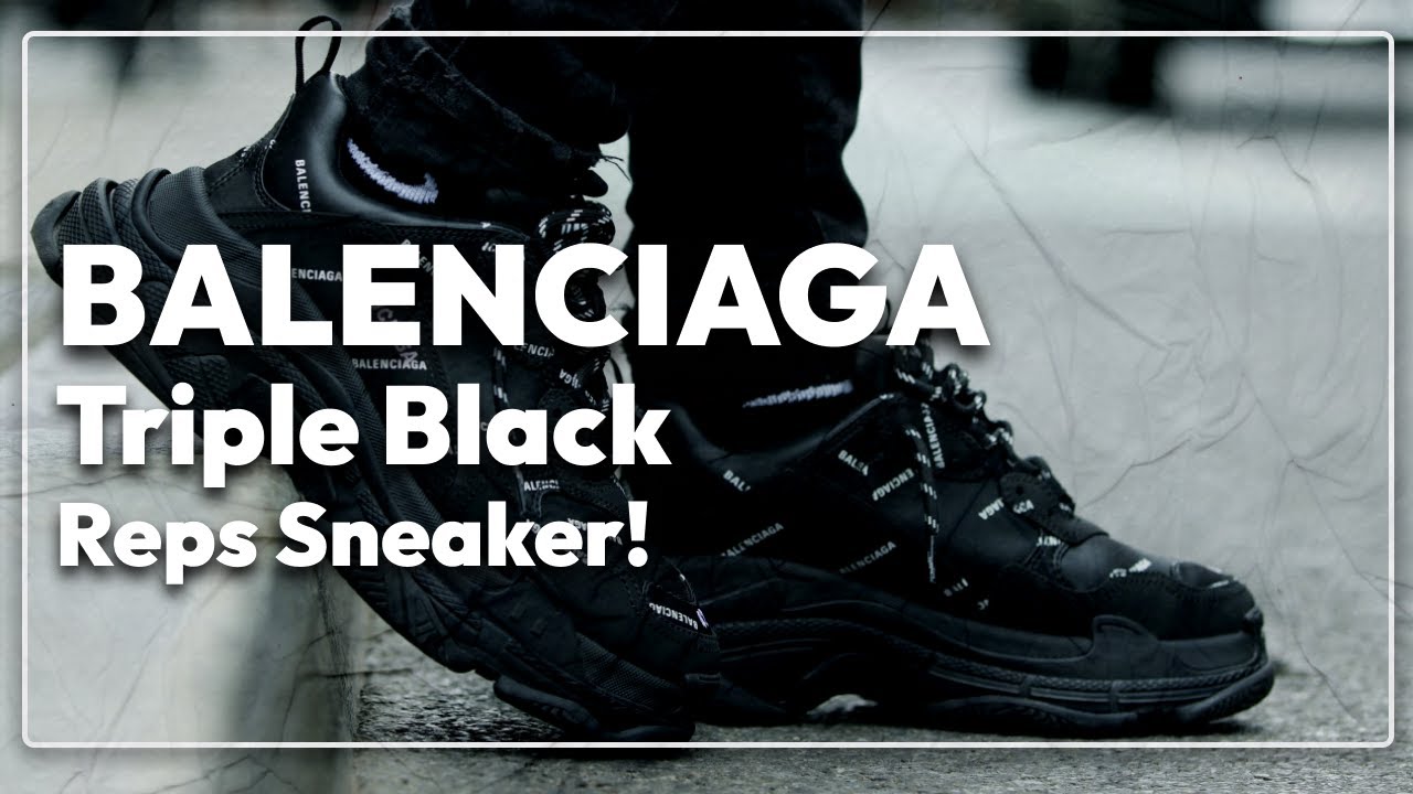 Unboxing and Review of the Iconic BALENCIAGA Triple BLACK  | Promote Style