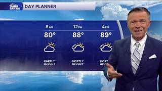 Latest weather forecast as scattered rain continues in the Tampa Bay area