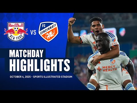 HIGHLIGHTS: FC Cincinnati vs New York Red Bulls | October 4, 2025