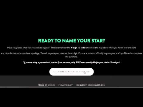 How to buy a star