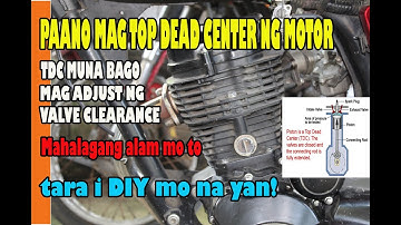PAANO MAG TDC O TOP DEAD CENTER NG MOTOR. HOW TO TDC. RUSI, RACAL, HONDA. OHV ENGINE TYPE. DIY MO NA