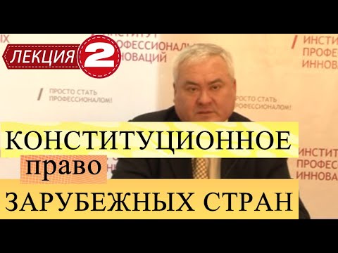 Конституционное право зарубежных стран. Лекция 2. Конституции ЗС. Конституционный контроль.