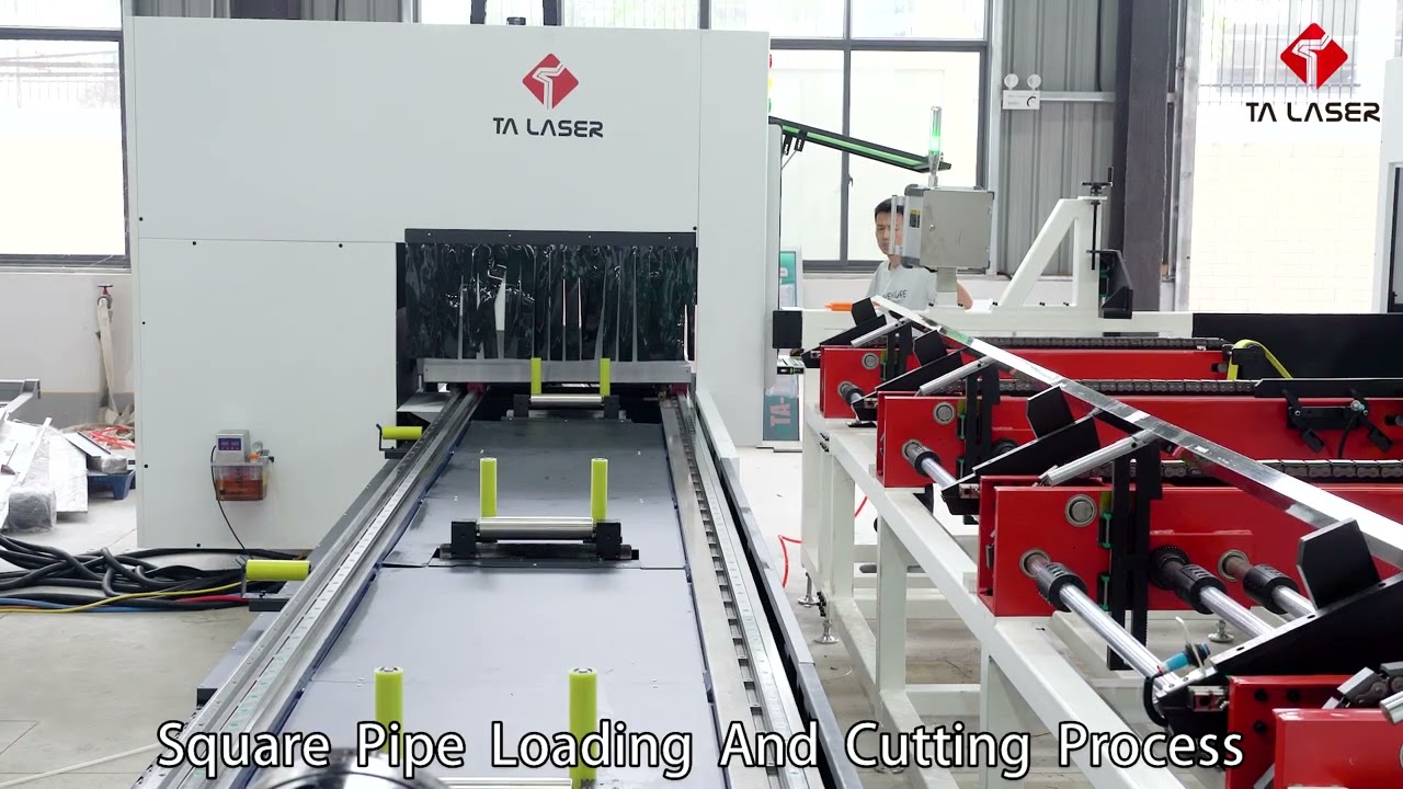 TA-FLT6025-6A-C220 Tube Laser Cutting Machine With Semi auto Loading System