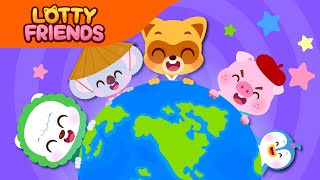 Say Hello Around the World👋🌎 | Kids Songs & Nursery Rhymes | 16 Different Languages To Say Hello