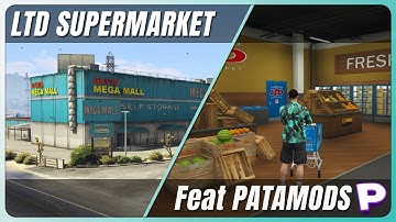 LTD Supermarket Sandy Shore Ft @PataMods #fivem  MLO GTAV Map interior