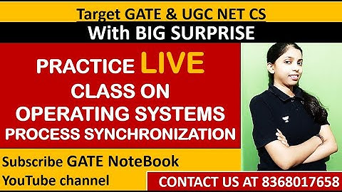 Operating Systems Practice LIVE Class| Target GATE & UGC NET CS | GATE NoteBook | Sweta Kumari GATE