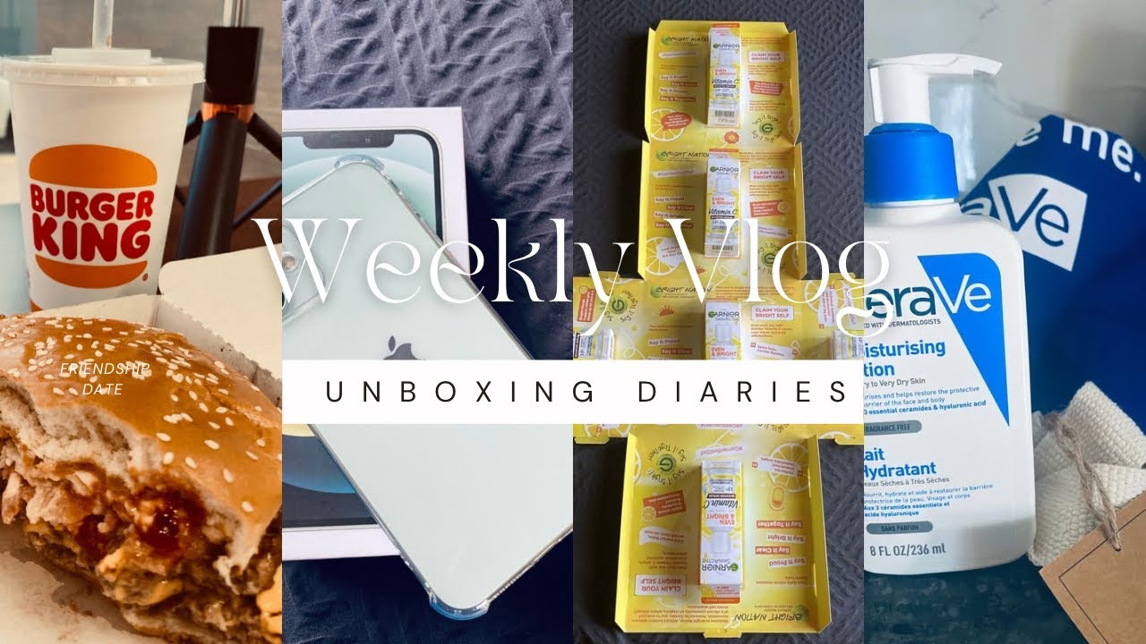 #vlog : new IPhone + PR unboxing + friendship date || South African YouTuber 