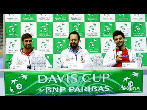 Davis Cup: Tiskovna konferencija Hrvatske reprezentacije