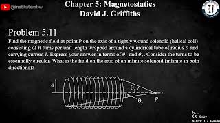 Problem 5.11 |Magnetostatics |Griffith |3rd ed
