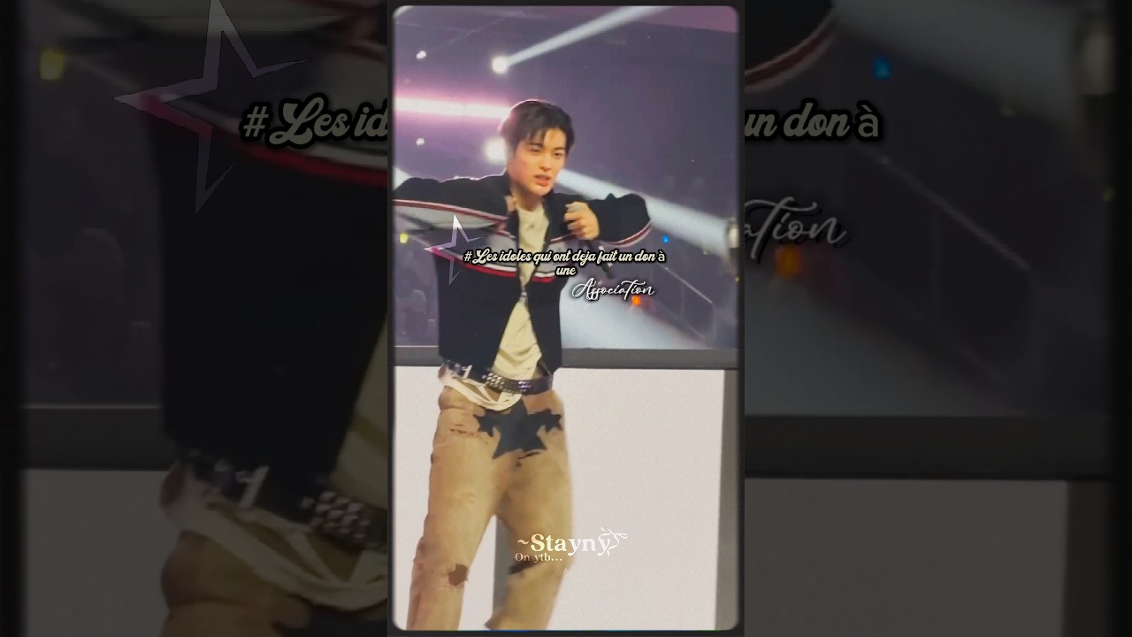 Id : ? Les idoles qui ont déjà fait un don à une association 