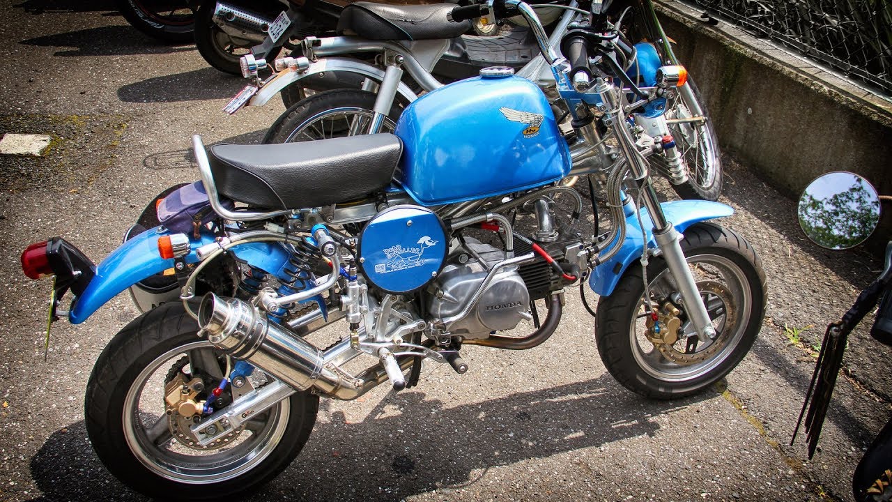 HONDA Gorilla タンク 青 HONDA GORILLA Custom Bike - YouTube