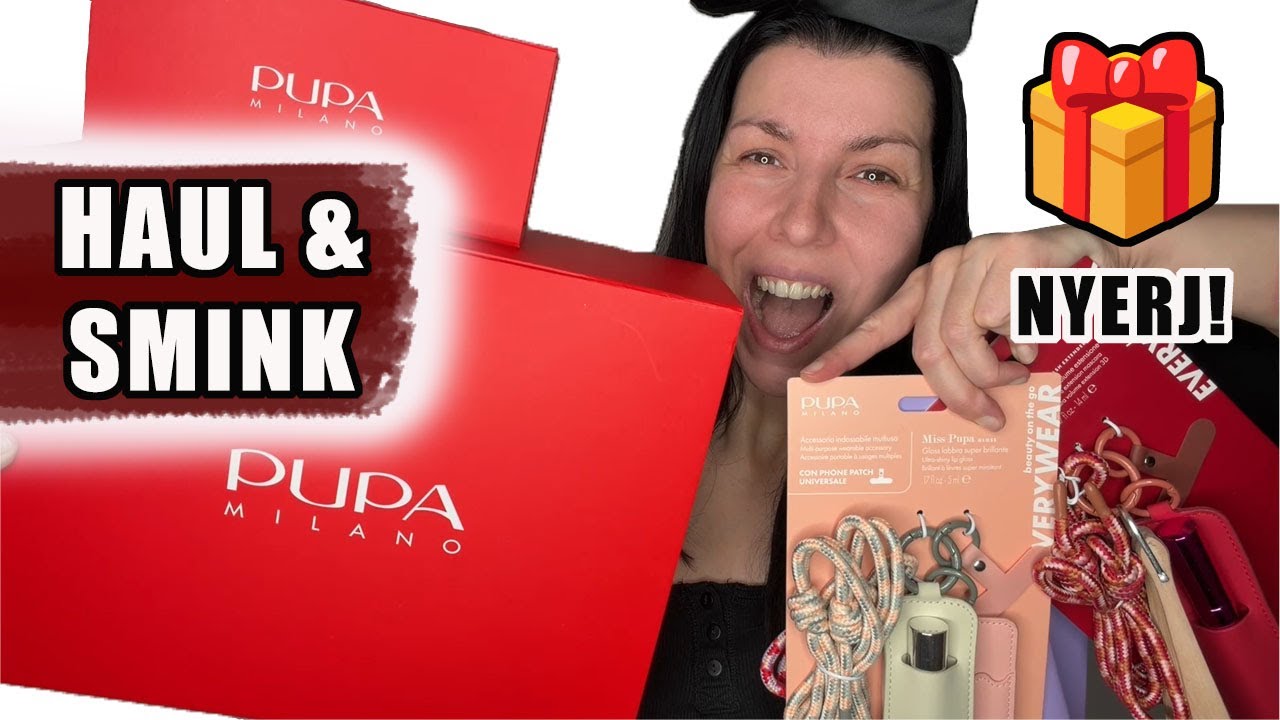 📦 HATALMAS PUPA HAUL Újdonságokkal 😍 Unboxing & Smink 💄 /Nyereményjátékkal/ 🎁