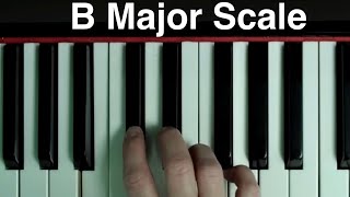 B Major Scale Piano B Flat Major Scale Piano Pianotutorialforbeginners