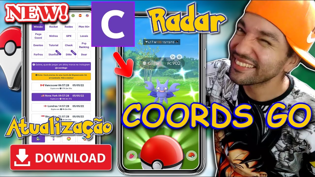 TOP APP RADAR Para Encontrar DITTO iv 100% REIDES Para POKEMON GO  COORDENADAS RARAS 