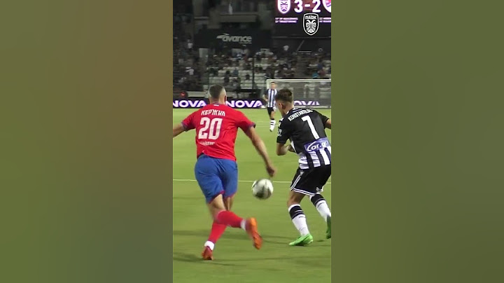 Konstantelias crazy skills against Banja  luka fc #paok #championsleague