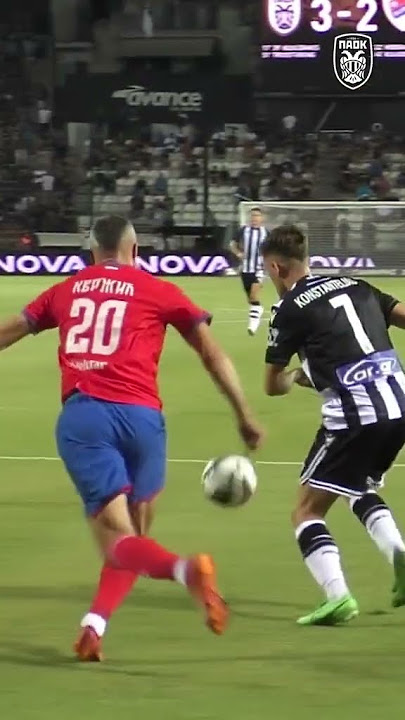 Konstantelias crazy skills against Banja  luka fc #paok #championsleague