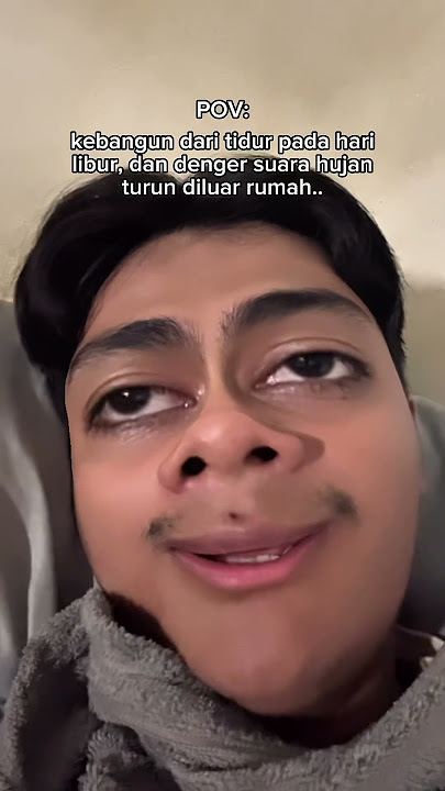 KEBANGUN DARI TIDUR PADA HARI LIBUR, DAN DENGER SUARA HUJAN TURUN DI LUAR RUMAH! 🥹