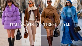 Milan Winter Holiday Fashion 🇮🇹 Elegant Festive Street Style And Luxury Shopping Experience