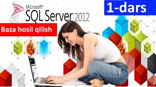 1-dars. SQL server 2012 dasturida ma'lumotlar bazasi, jadvallar, diogramma hosil qilish