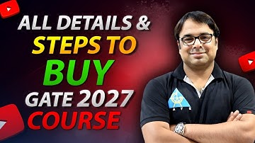 All details and steps to buy GATE 2027 course || #gateacademy #gate2025 #gate2026 #gate2027
